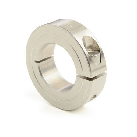 RULAND Shaft Collar, 1pc Clamp, Bore 13mm, OD30mm, 316 Stainless Steel, MCL-13-ST MCL-13-ST